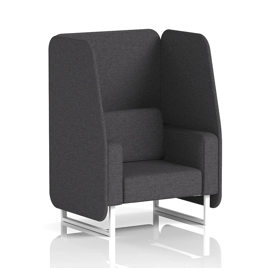 Brixworth Open Booth in Single Tone - 1 Seater
