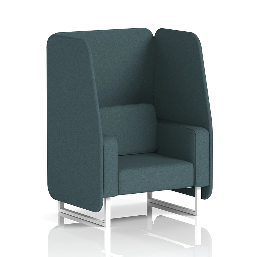 Brixworth Open Booth in Single Tone - 1 Seater