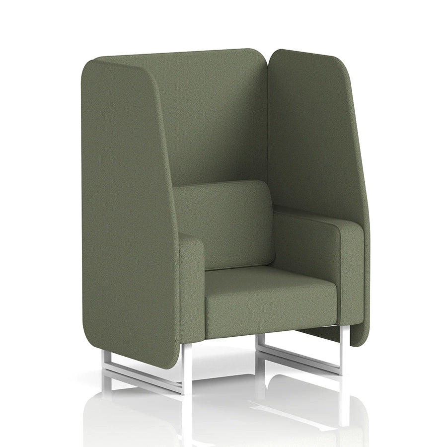 Brixworth Open Booth in Single Tone - 1 Seater