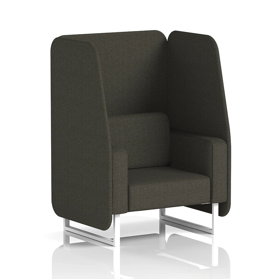 Brixworth Open Booth in Single Tone - 1 Seater