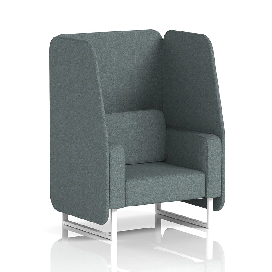 Brixworth Open Booth in Single Tone - 1 Seater