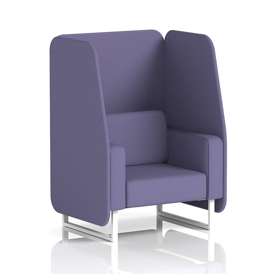 Brixworth Open Booth in Single Tone - 1 Seater