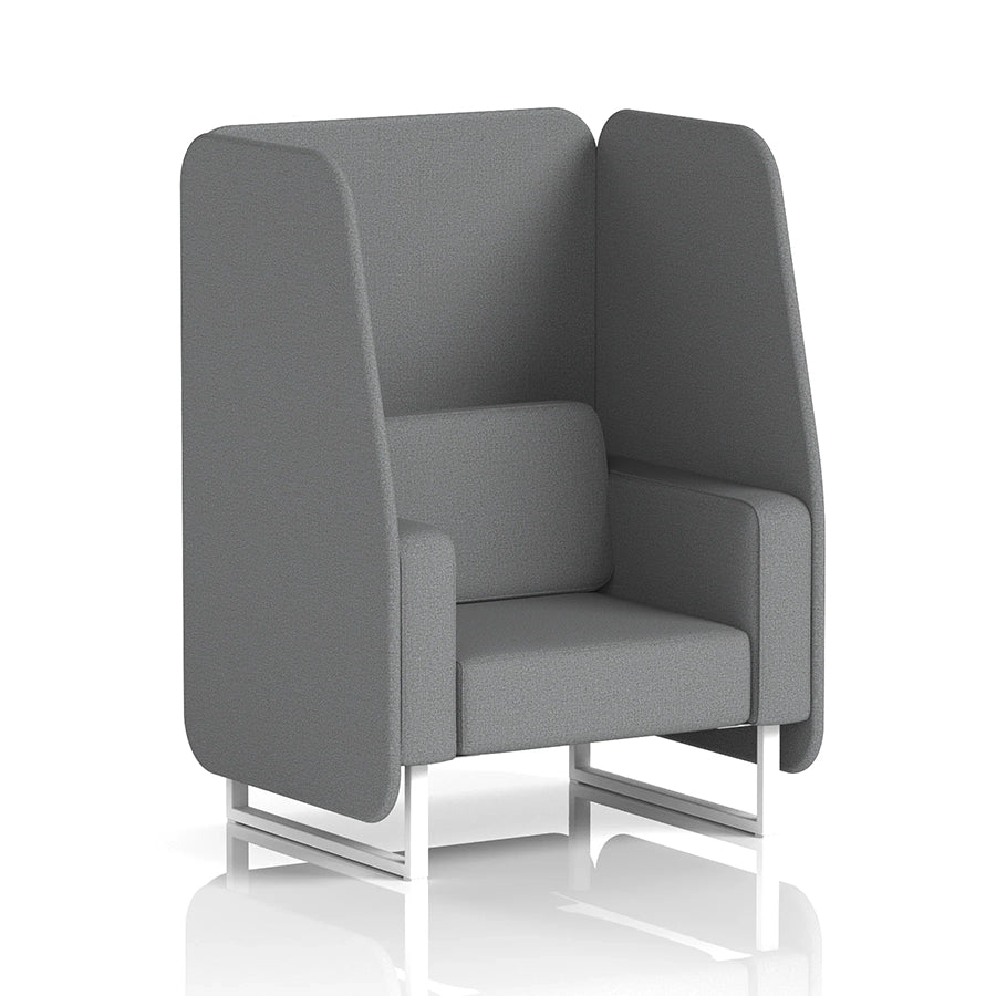 Brixworth Open Booth in Single Tone - 1 Seater