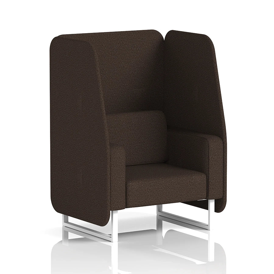 Brixworth Open Booth in Single Tone - 1 Seater