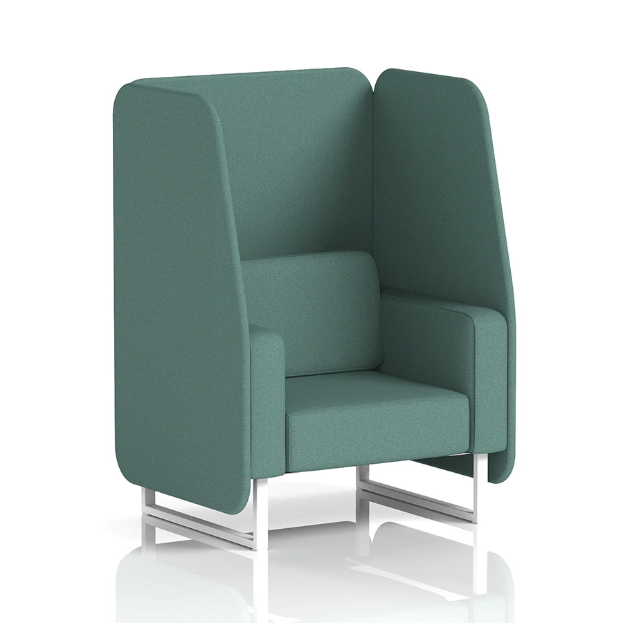 Brixworth Open Booth in Single Tone - 1 Seater
