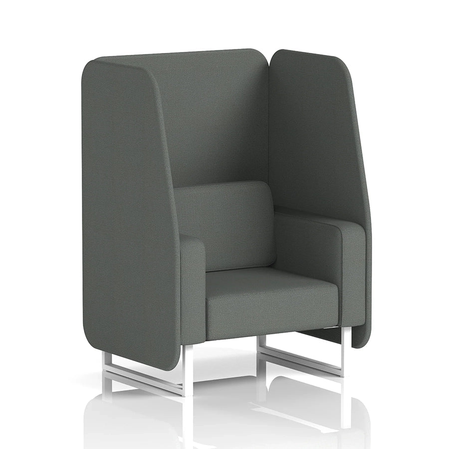 Brixworth Open Booth in Single Tone - 1 Seater