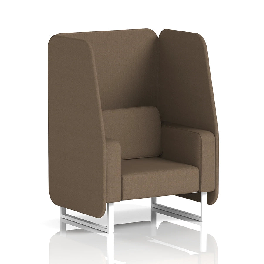 Brixworth Open Booth in Single Tone - 1 Seater