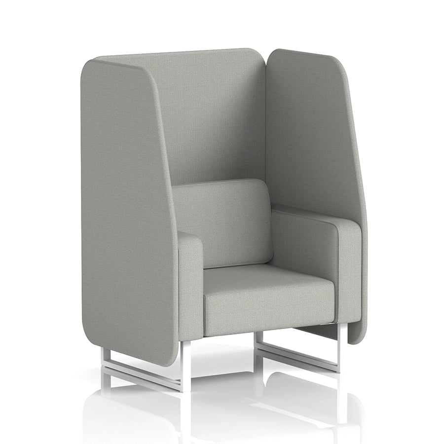 Brixworth Open Booth in Single Tone - 1 Seater