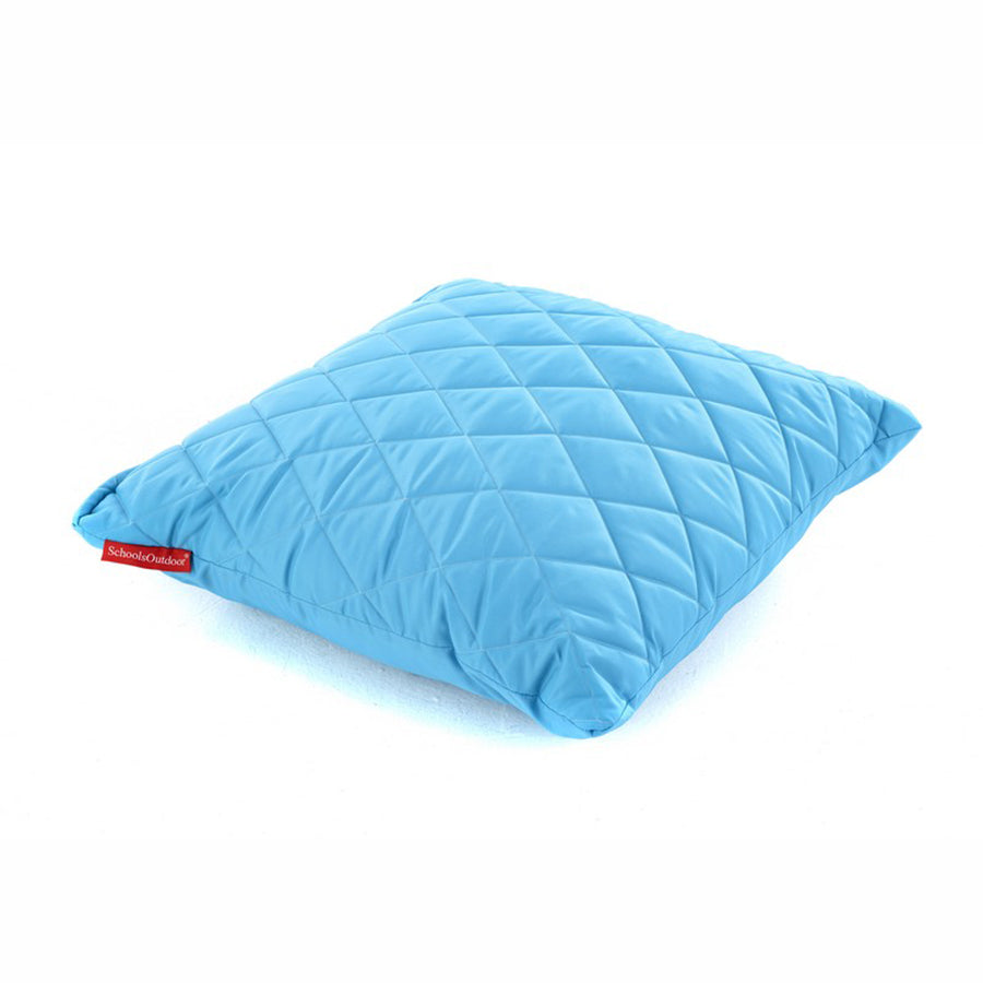Churchfield Small Outdoor Quilted Cushion SQCX5 MB31662-AQUA