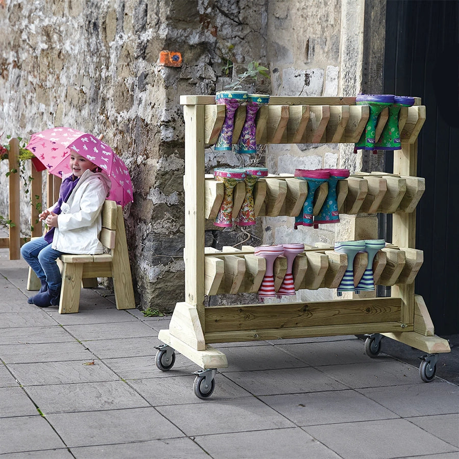 Double-sided Welly Storage