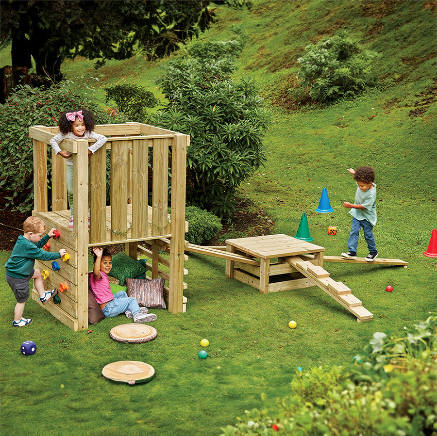 The Preschool Adventure Climbing Set