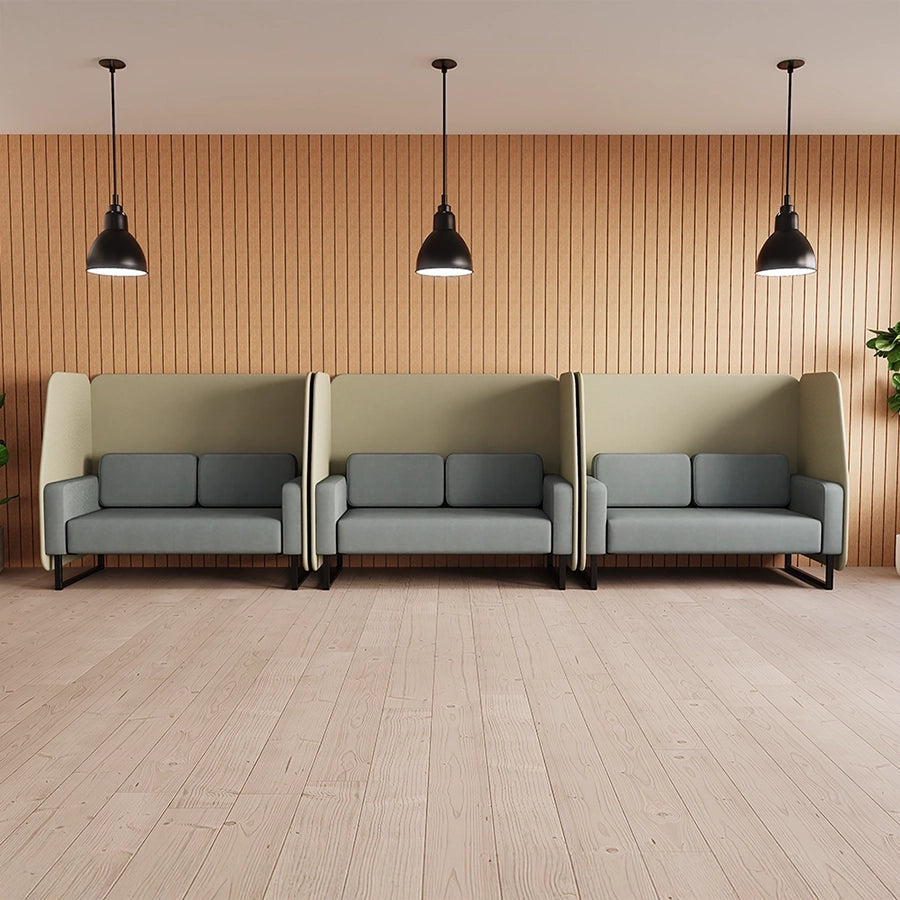 Brixworth Open Booth in Two Tone - 2 Seater