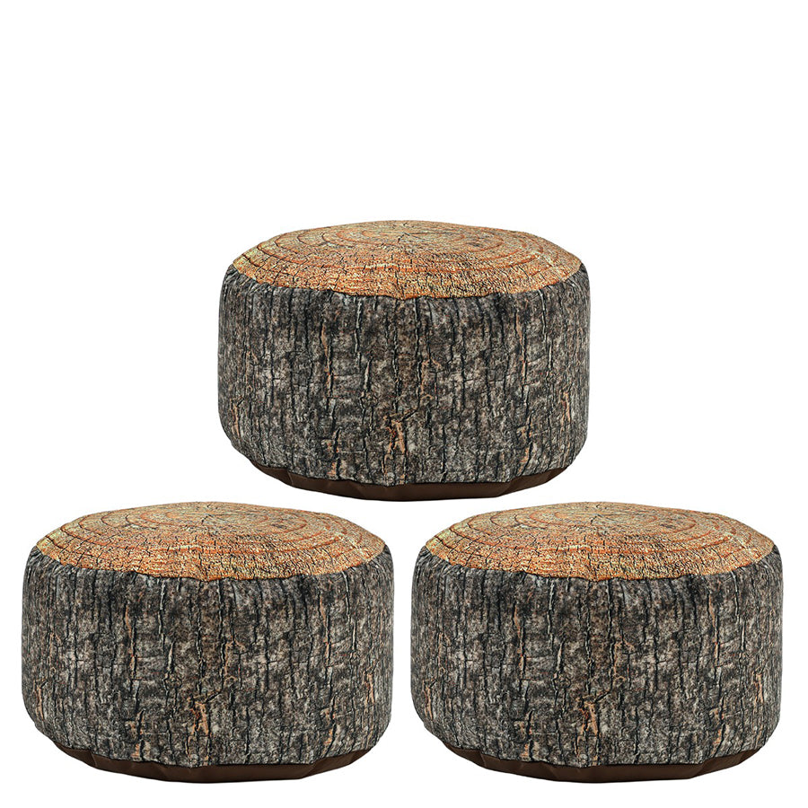 trunkzero artstudioNISHIMURA スツール Learn About Nature Woodland Tree Stump Stool (Pack Of 3) – Morleys