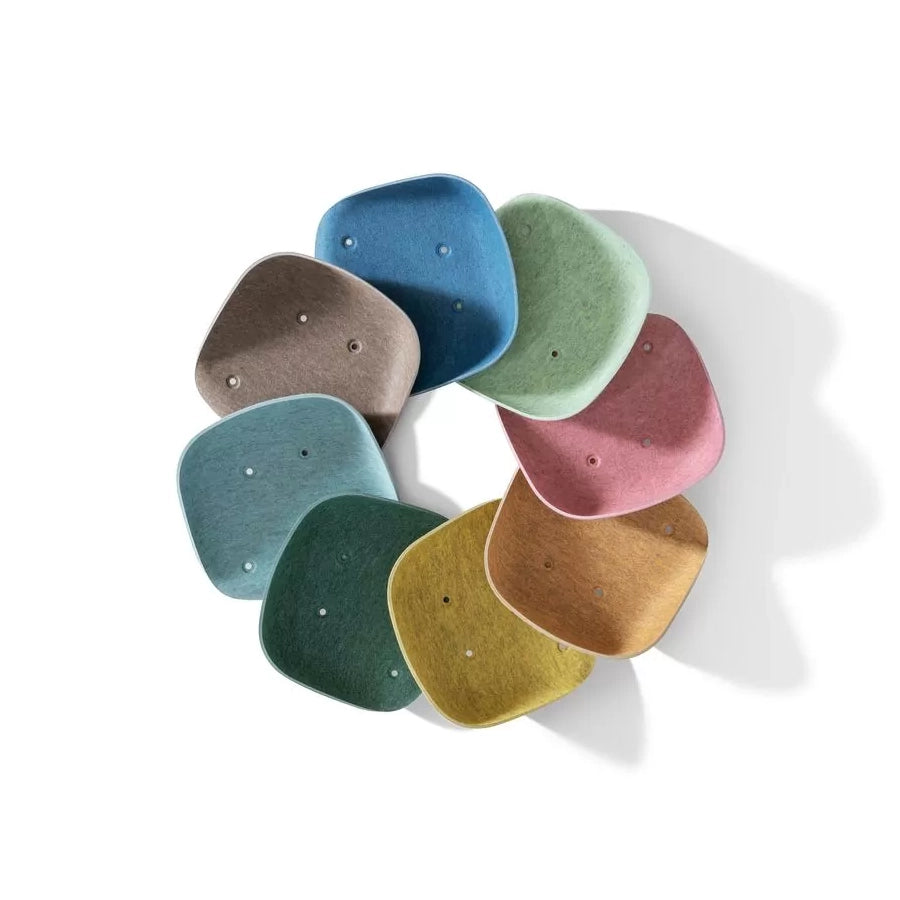 Felt High Metal Wooden Frame Barstool
