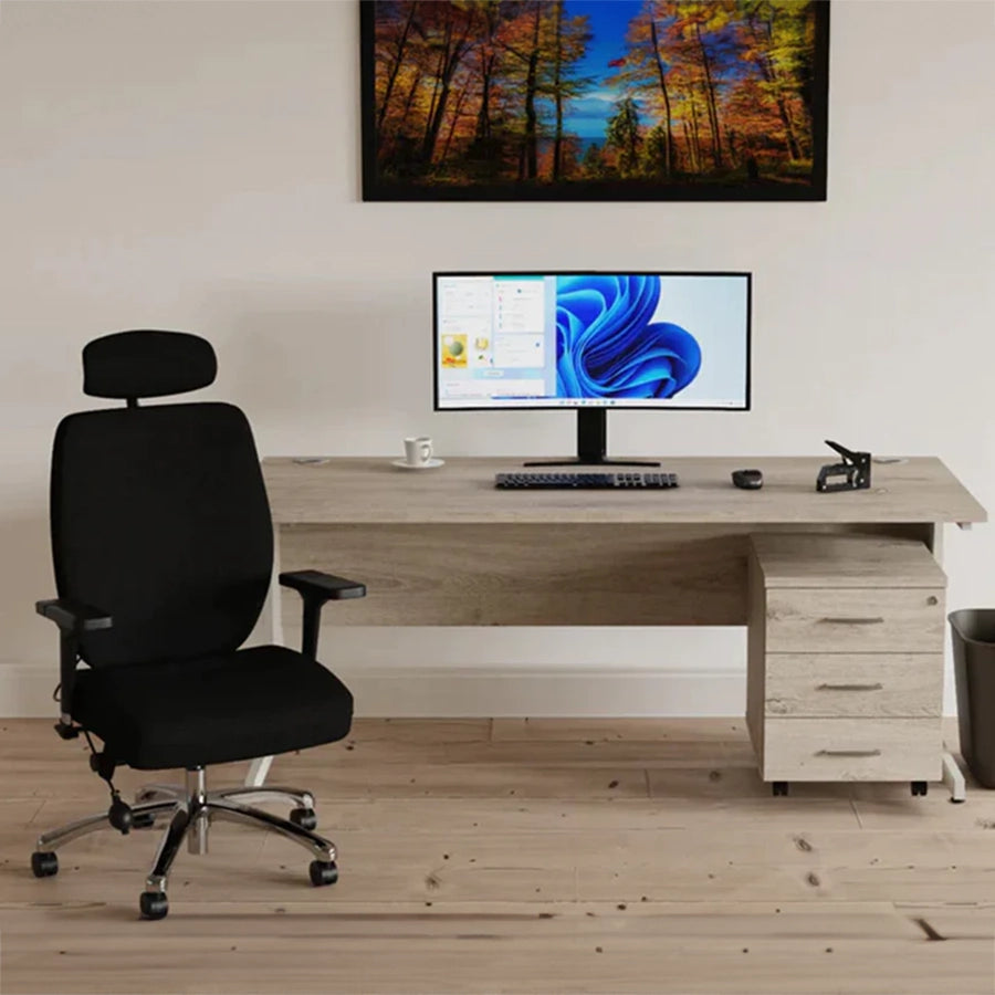 Domino High Back Black Ergonomic Posture Chair