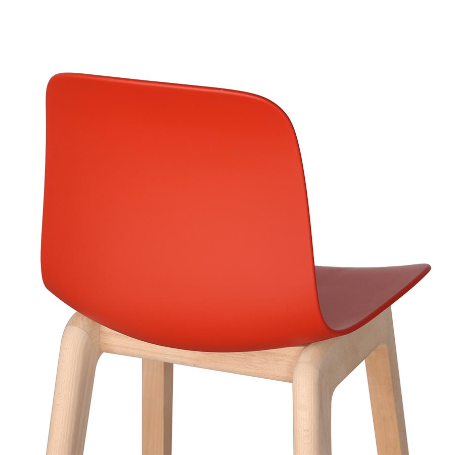 Flux Beech Wood 4 Leg Chair