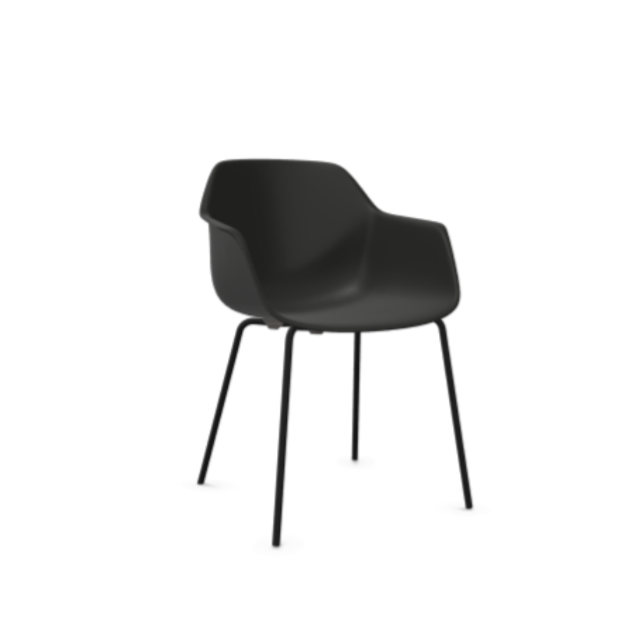 FourMe 44 bio-polypropylene 4 leg chair