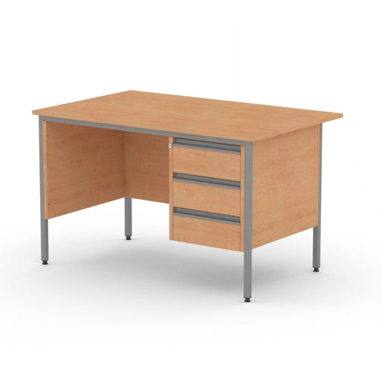 Budget Single 3 Drawer Pedestal Desk