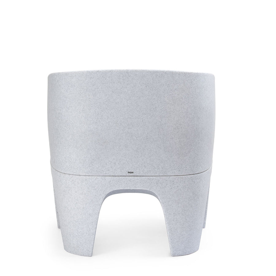 Gummy Bear Moulded Leg Outdoor Chair Grey Melange Back
