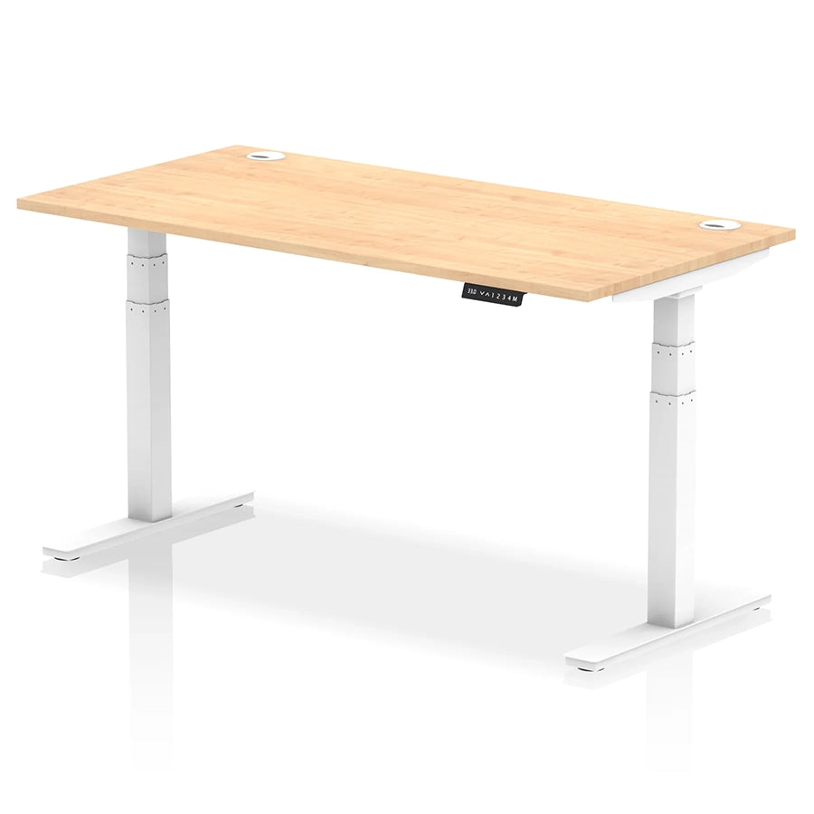 Air Height Adjustable Desk With Cable Ports