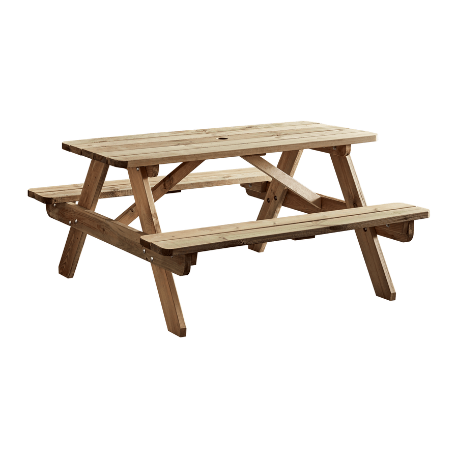 Hereford 6 Seater Picnic Bench
