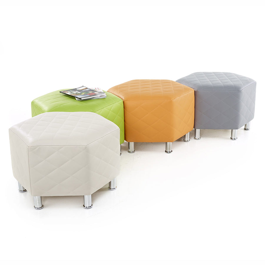Quilted Hexagonal Seating (Set of 4)
