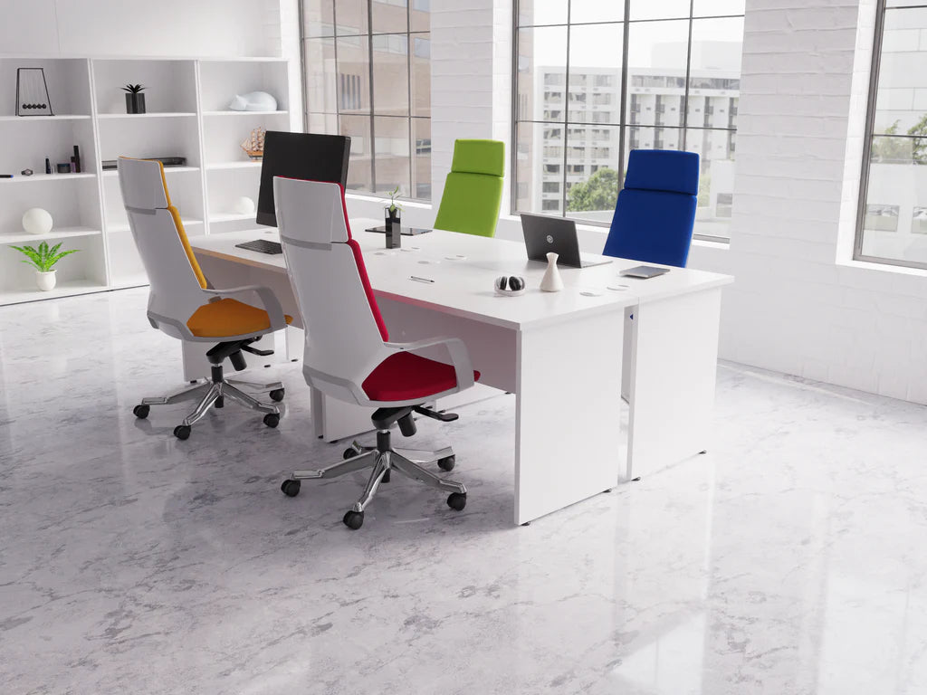 Impulse Panel End Rectangular Desk