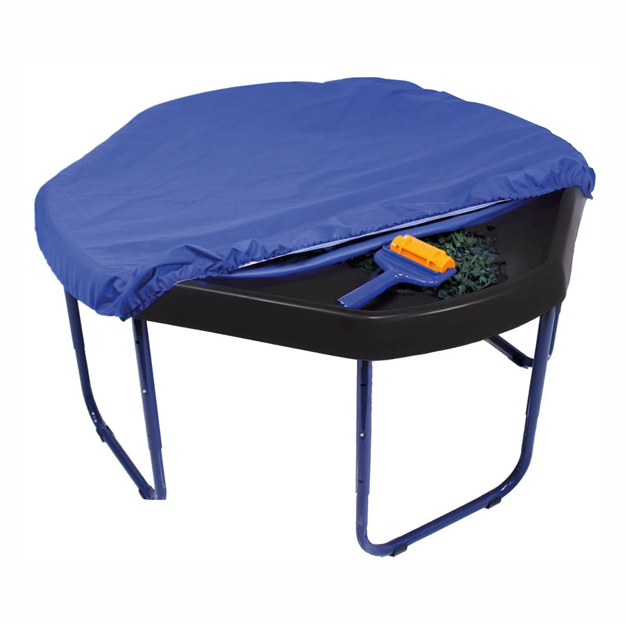 Black Tuff Tray & Blue Stand with FREE Tray Cover