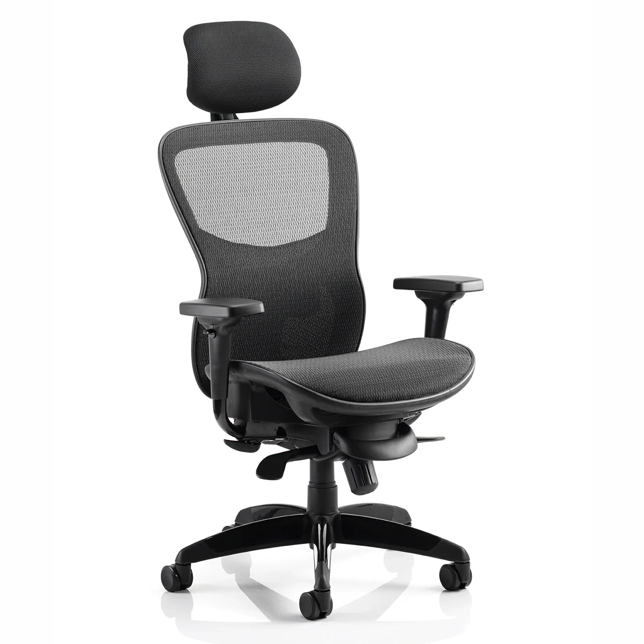Stealth Shadow High Mesh Back Ergonomic Posture Chair with Arms