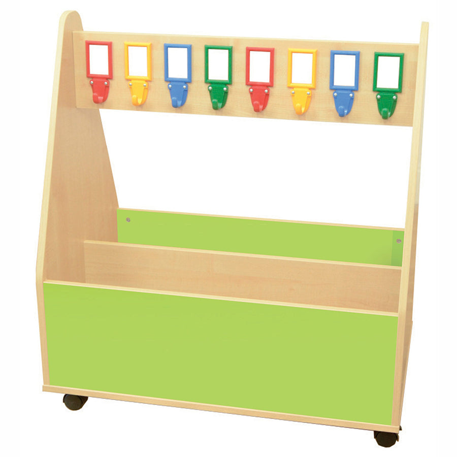 Kubbyclass Mobile Cloakroom Trolley with 16x Picture Hooks