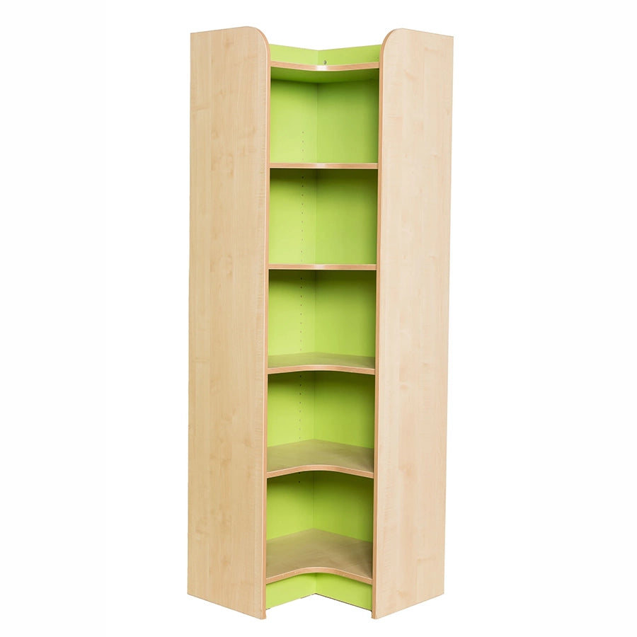 KubbyClass® Internal Corner Library Bookcase (6 Heights)