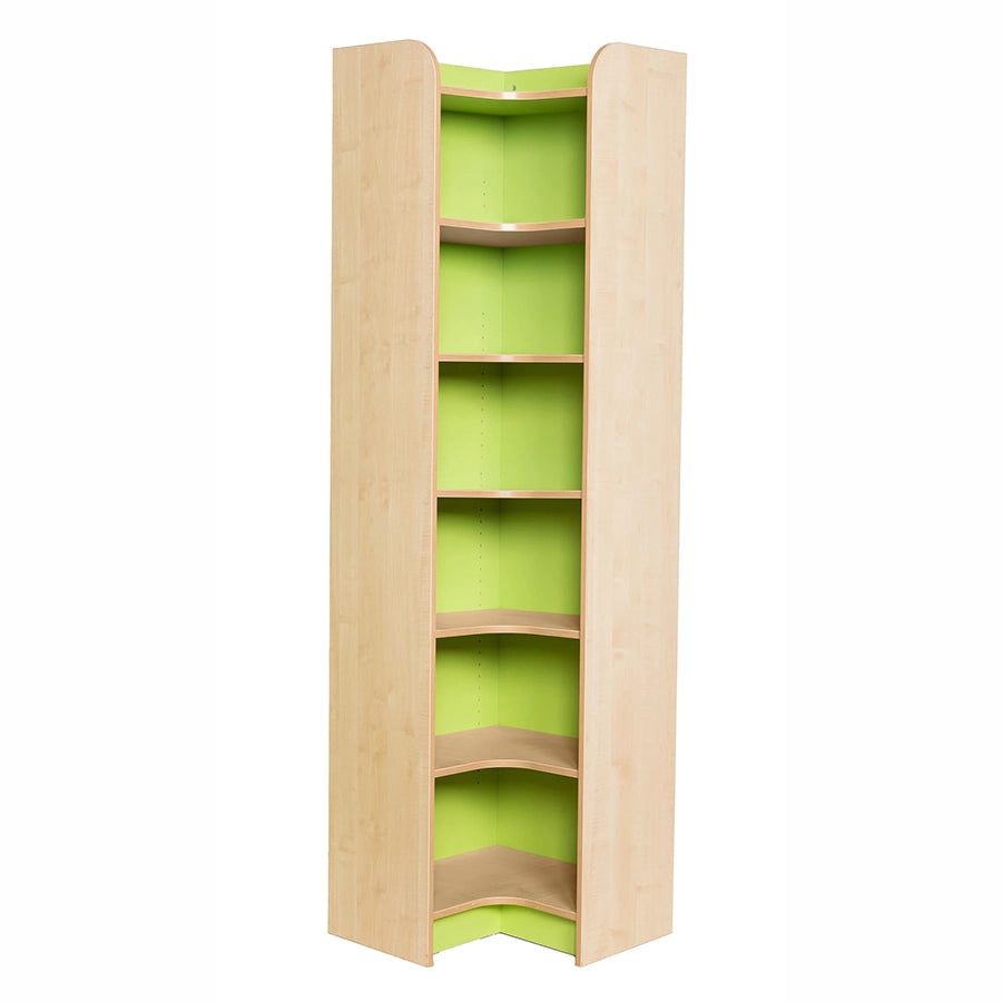 KubbyClass® Internal Corner Library Bookcase (6 Heights)