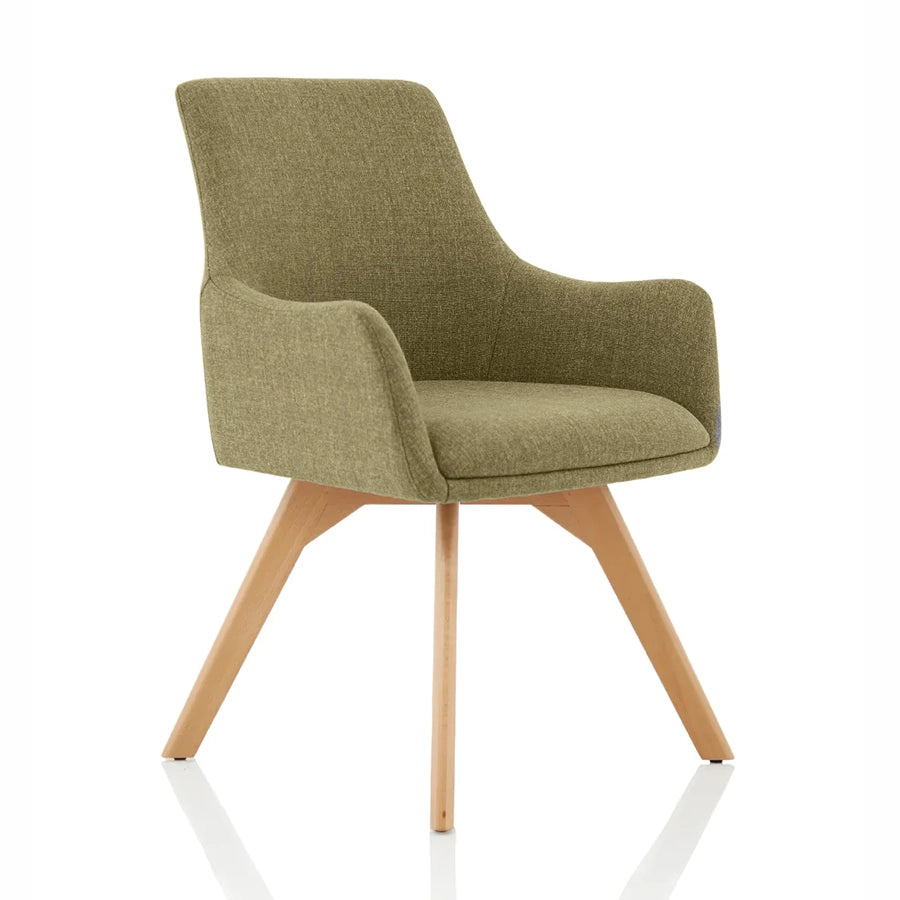 Carmen Wooden Leg Visitor Chair