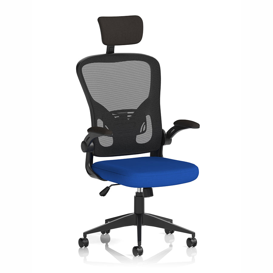 Ace Executive Mesh Chair With Folding Arms