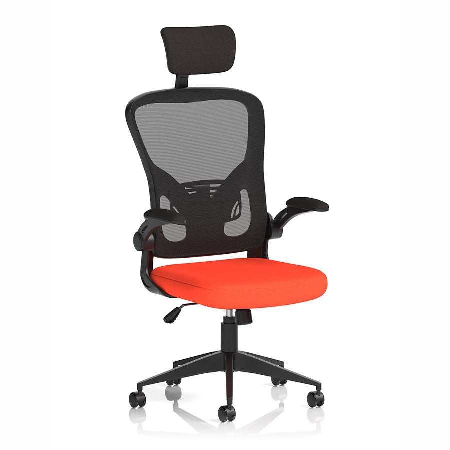 Ace Executive Mesh Chair With Folding Arms