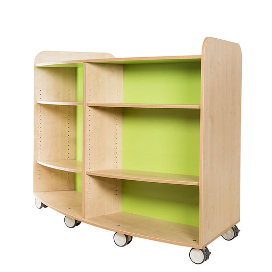 KubbyClass® Grand Curved Library Bookcases (4 Heights)