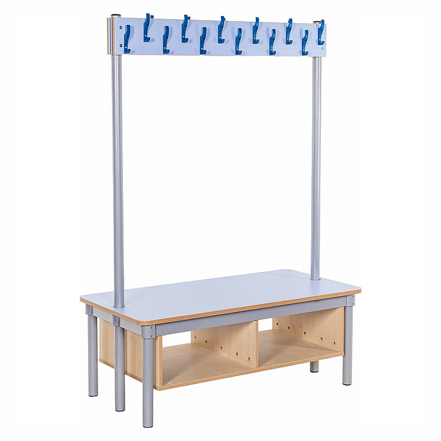 KubbyClass® Double Sided Coat Tidy Cloakroom Bench 2