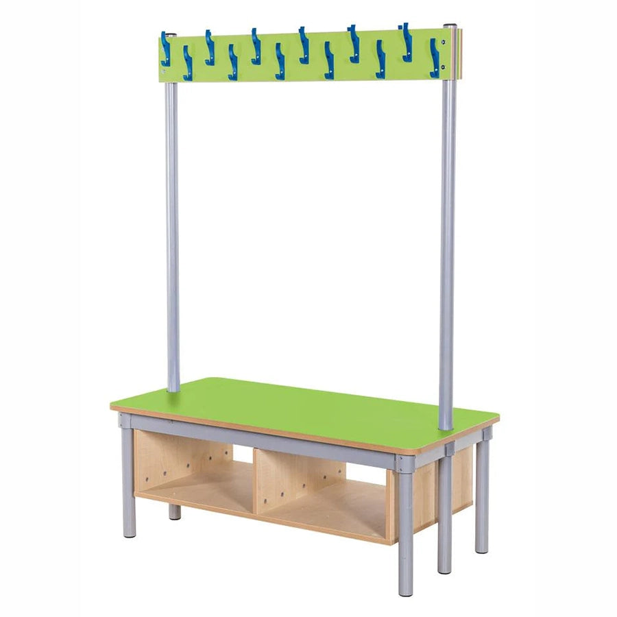 KubbyClass® Double Sided Coat Tidy Cloakroom Bench Lifestyle 3