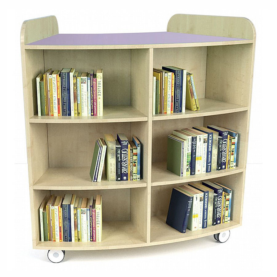 KubbyClass® Junior Curved Library Bookcase H1250mm