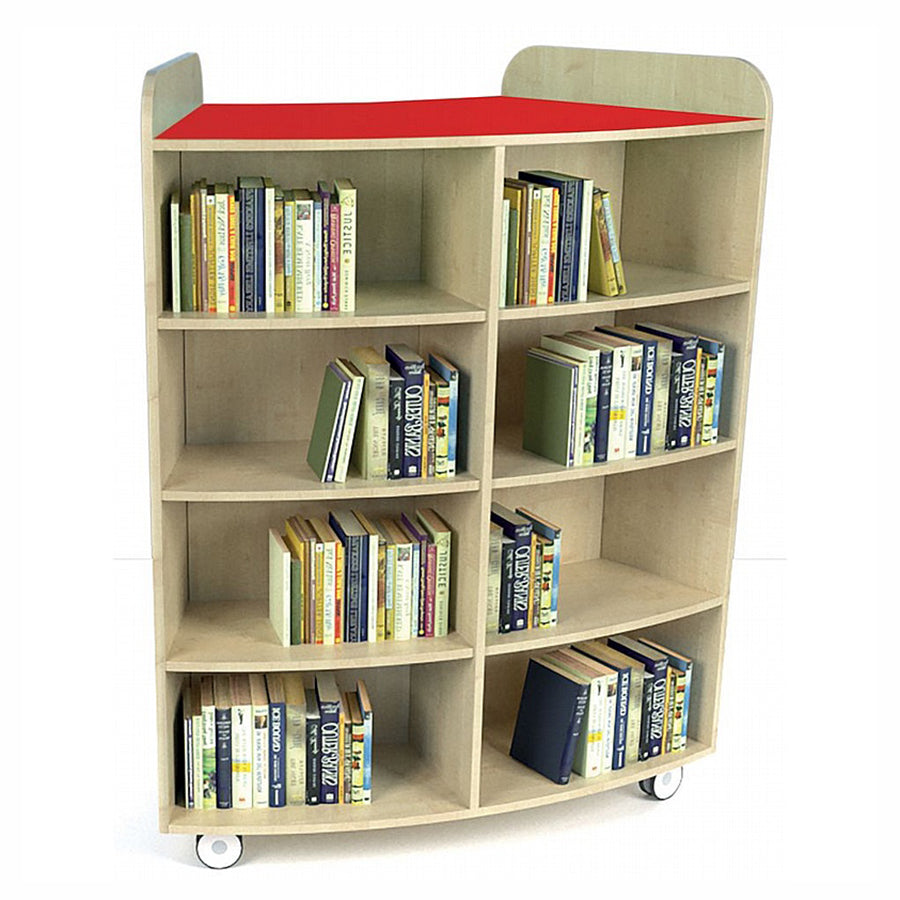 KubbyClass® Junior Curved Library Bookcase H1500mm