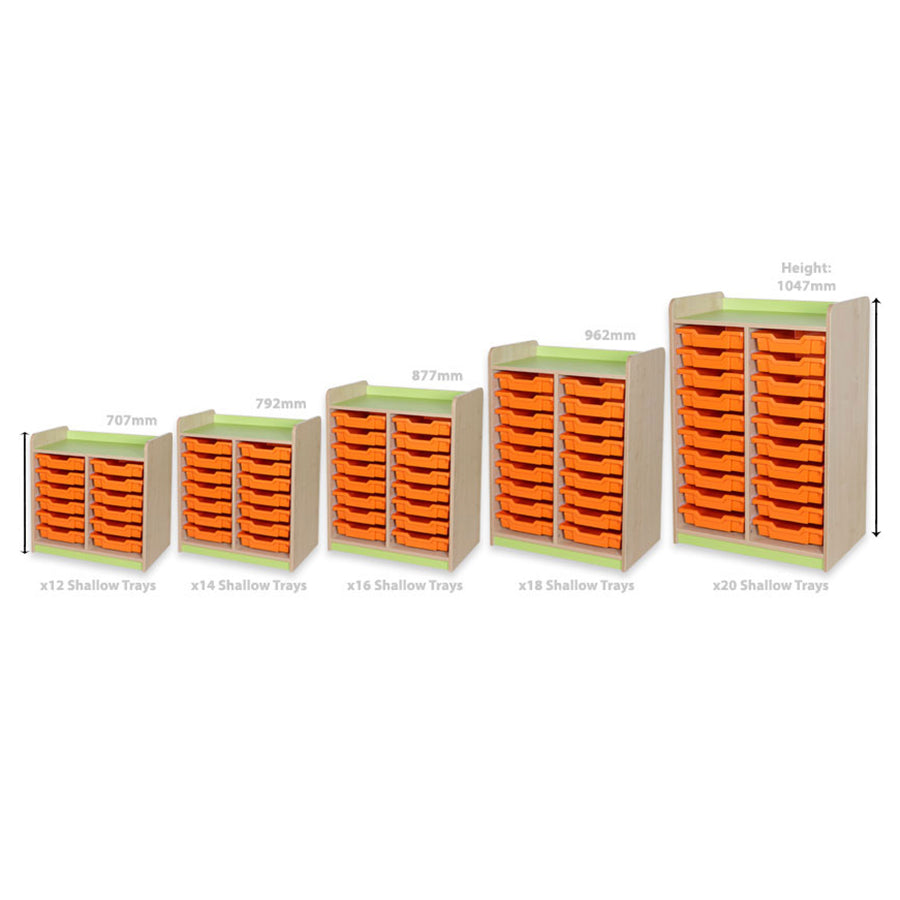 KubbyClass® - 20 Shallow Tray Double Unit