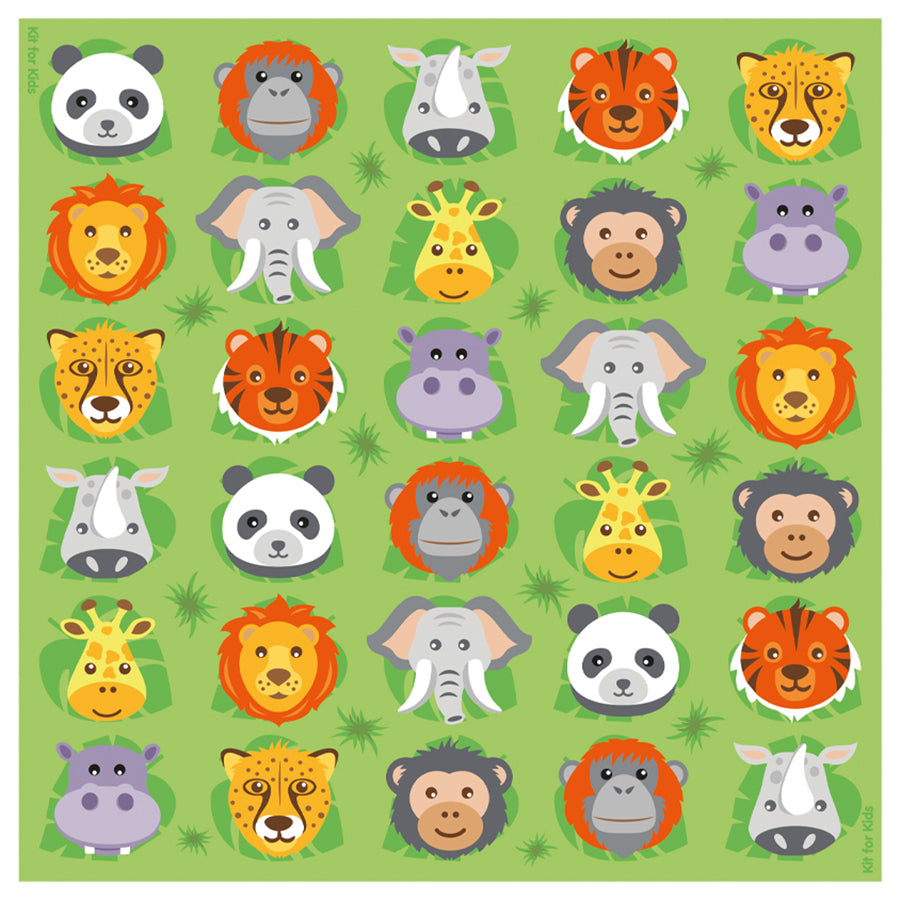 Zoo Conservation Large Square Placement Carpet 3x3M