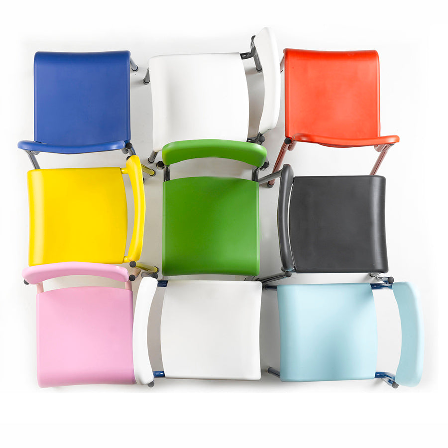 Mais 4 Leg Chair All Colours Top View