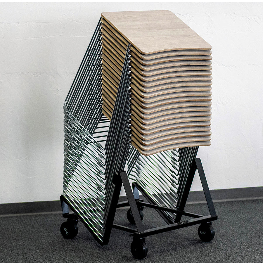 Grafton High Density Stacking Desk and Trolley