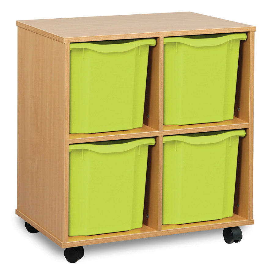 Monarch 4 Quad Tray Unit Lime Monarch Trays