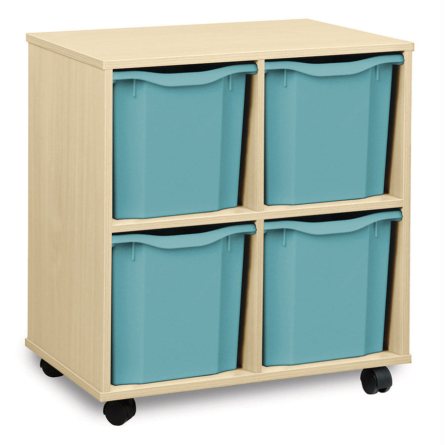 Monarch 4 Quad Tray Unit Metal Blue Monarch Trays
