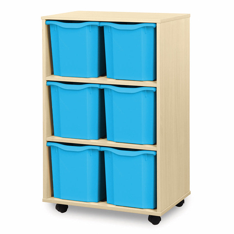 Monarch 6 Quad Vertical Tray Unit Cyan Monarch trays