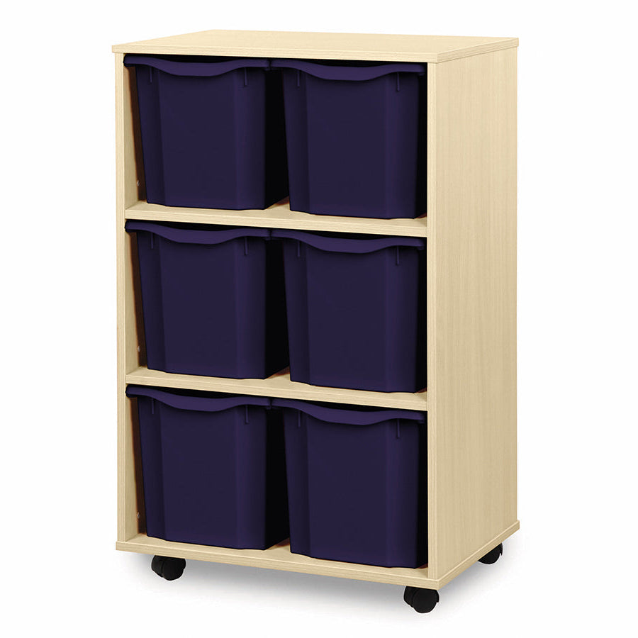 Monarch 6 Quad Vertical Tray Unit Dark Blue Monarch trays