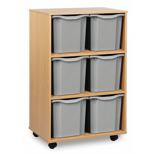 Monarch 6 Quad Vertical Tray Unit Light Grey Monarch trays