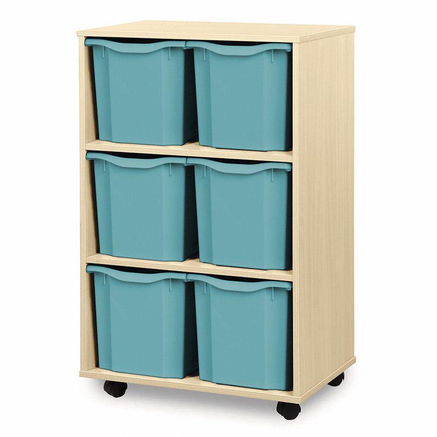 Monarch 6 Quad Vertical Tray Unit Metal Blue Monarch trays